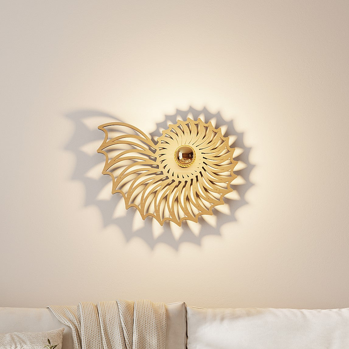 Wandlampe NAUTILUS